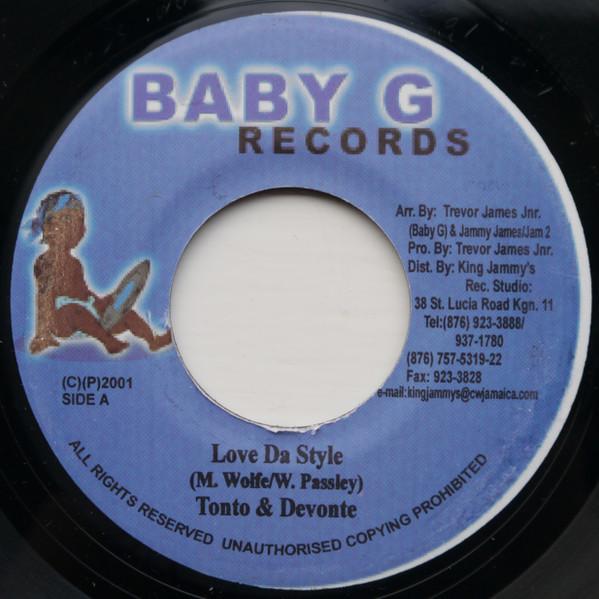 7inch Record TANTO METRO & DEVONTE - Love Da Style NONE Baby G Records 2001 Jamaica Reggae, Ska & Dub Used
7inch Record TANTO METRO & DEVONTE - Love Da Style NONE Baby G Records 2001 Jamaica Reggae, Ska & Dub Used