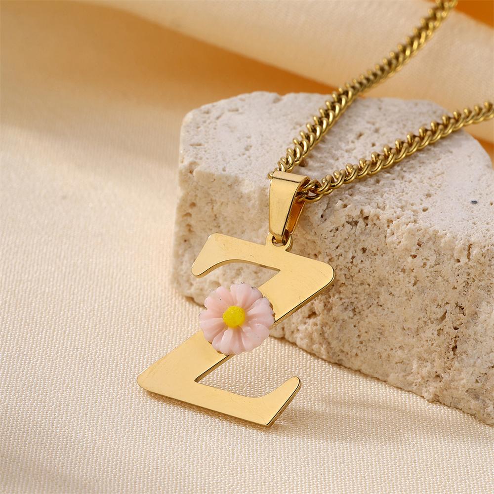 Atoztide Color Flower Initial Letter Pendant Necklace for Women Chunky Alphabet Name Drop Choker Chain Jewelry Mothers Day Gift 60cm
Atoztide Color Flower Initial Letter Pendant Necklace for Women Chunky Alphabet Name Drop Choker Chain Jewelry Mothers Day Gift 60cm