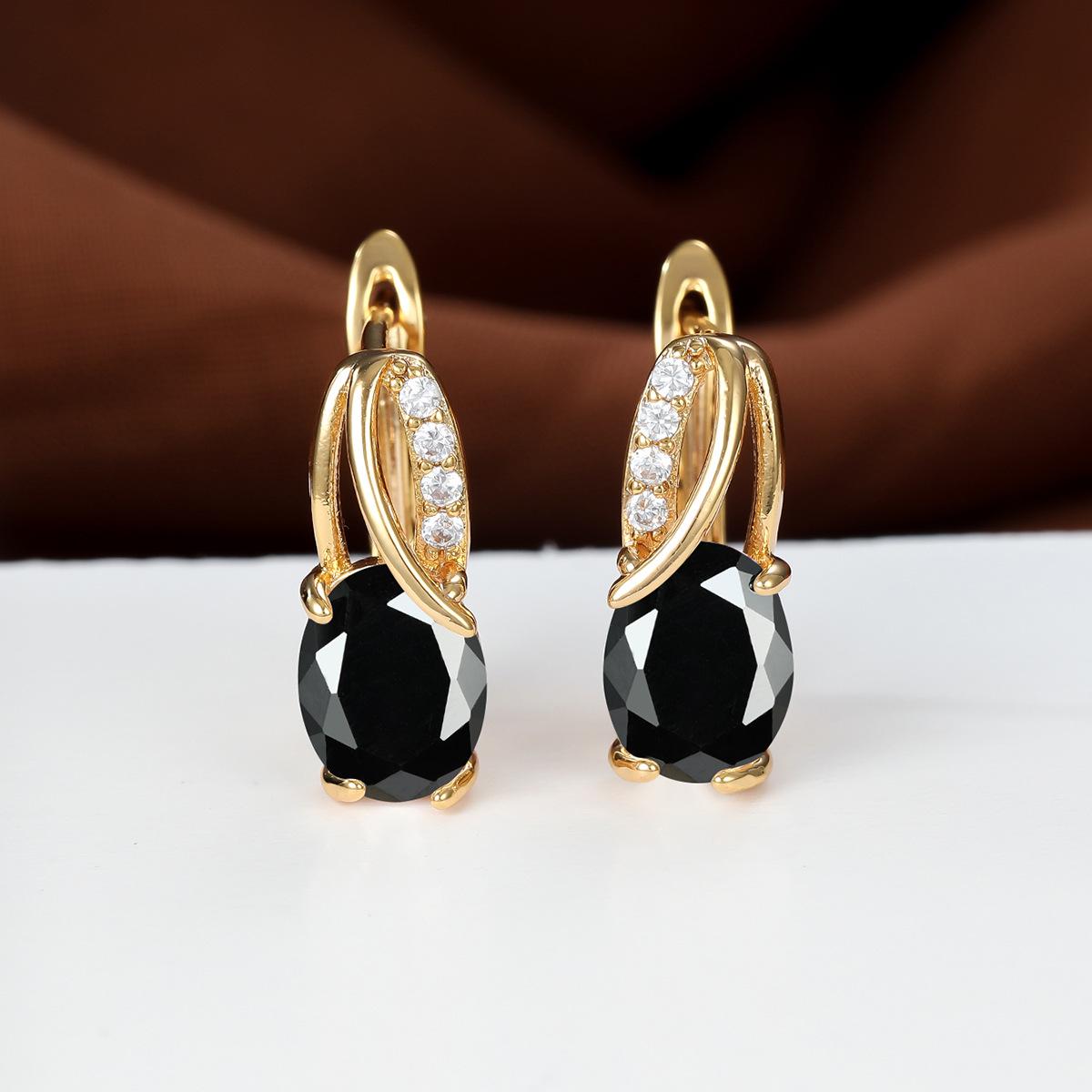 Suiyuan Champagne Gold-Plated White Stone Diamond Earrings - Exquisite High-End Light Luxury Platinum Champagne
Suiyuan Champagne Gold-Plated White Stone Diamond Earrings - Exquisite High-End Light Luxury Platinum Champagne