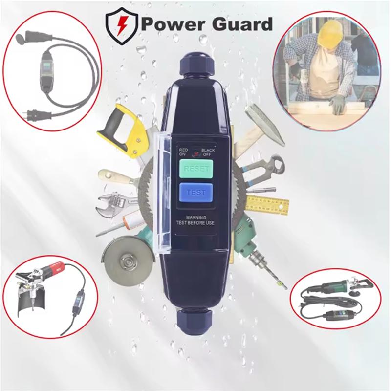 A84E-Inline Anti-Electric Shock, 30Ma Residual Current Protection RCD Connector, PRCD Intermediate Safety Switch For Outdoor чорний
A84E-Inline Anti-Electric Shock, 30Ma Residual Current Protection RCD Connector, PRCD Intermediate Safety Switch For Outdoor чорний