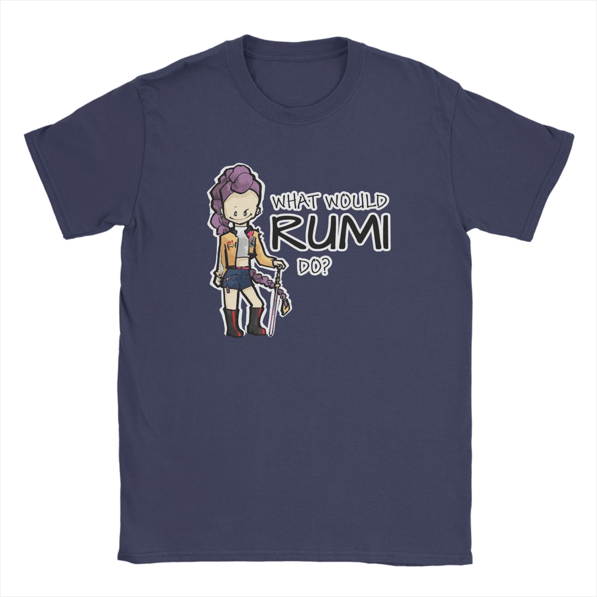 Kpop Demon Hunters What Would RUMI Do T-Shirt Beach Harajuku T-Shirts Men Cotton O Neck 6XL Top Tees Short Sleeve Casual Tshirt 4XL
Kpop Demon Hunters What Would RUMI Do T-Shirt Beach Harajuku T-Shirts Men Cotton O Neck 6XL Top Tees Short Sleeve Casual Tshirt 4XL