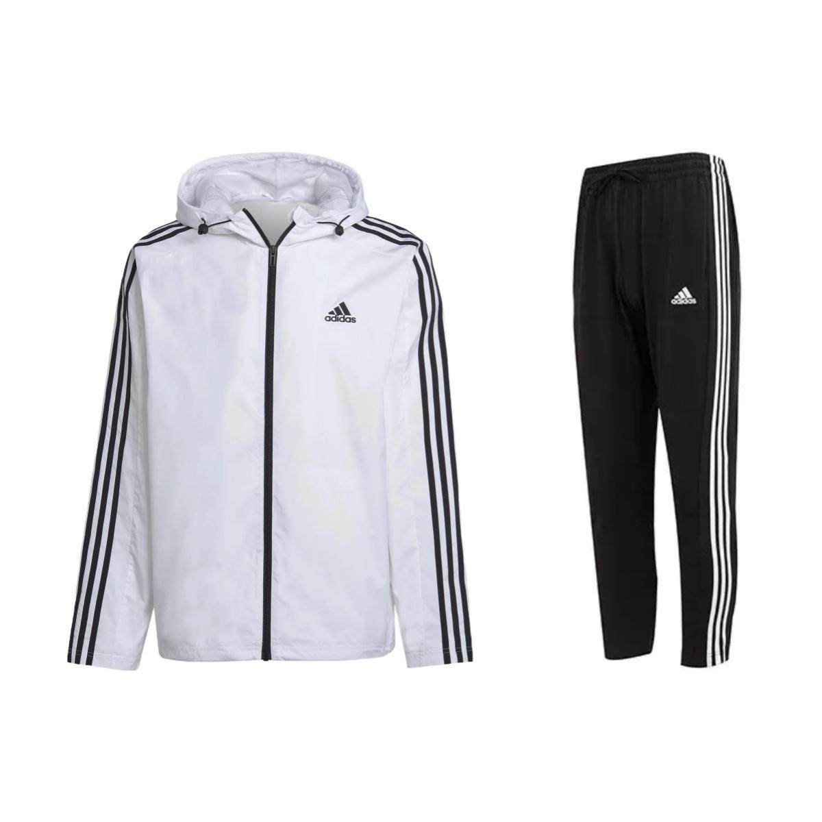Adidas Logo Three Stripes Printed Hooded Jacket And Knitted Long Pants Casual Sports Set Men sets IB0382+IC0044 M
Adidas Logo Three Stripes Printed Hooded Jacket And Knitted Long Pants Casual Sports Set Men sets IB0382+IC0044 M