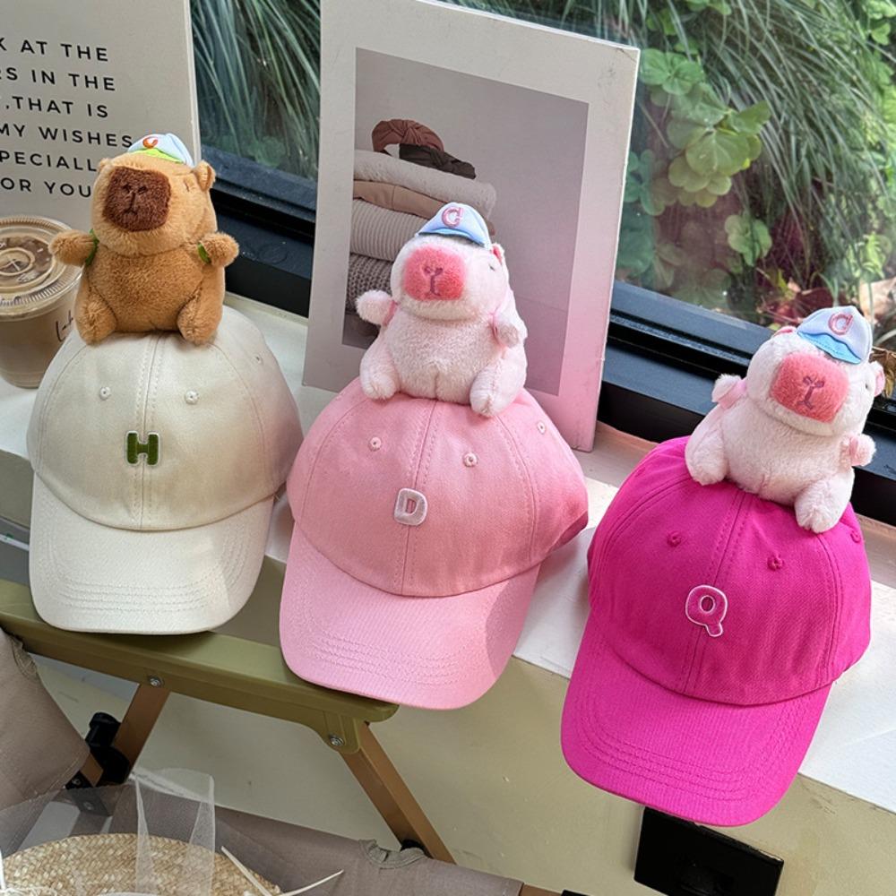 Embroidered Letters Capybara Baseball Cap Adjustable Kids Sunscreen Hat Versatile хакі
Embroidered Letters Capybara Baseball Cap Adjustable Kids Sunscreen Hat Versatile хакі