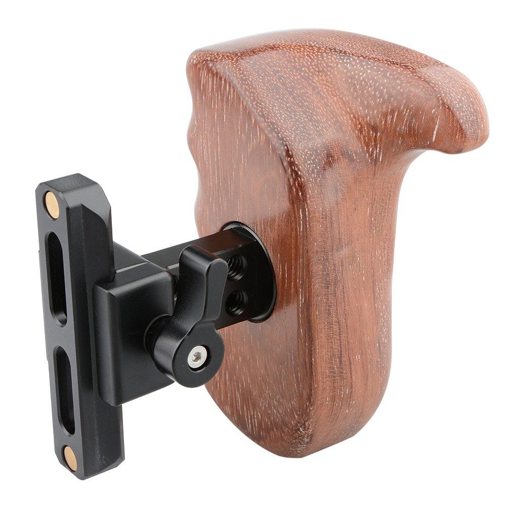CAMVATE QR Wood Handle Grip for DSLR Cage Camera Cage Mount (Right Hand) (Bubinga Wood) чорний
CAMVATE QR Wood Handle Grip for DSLR Cage Camera Cage Mount (Right Hand) (Bubinga Wood) чорний