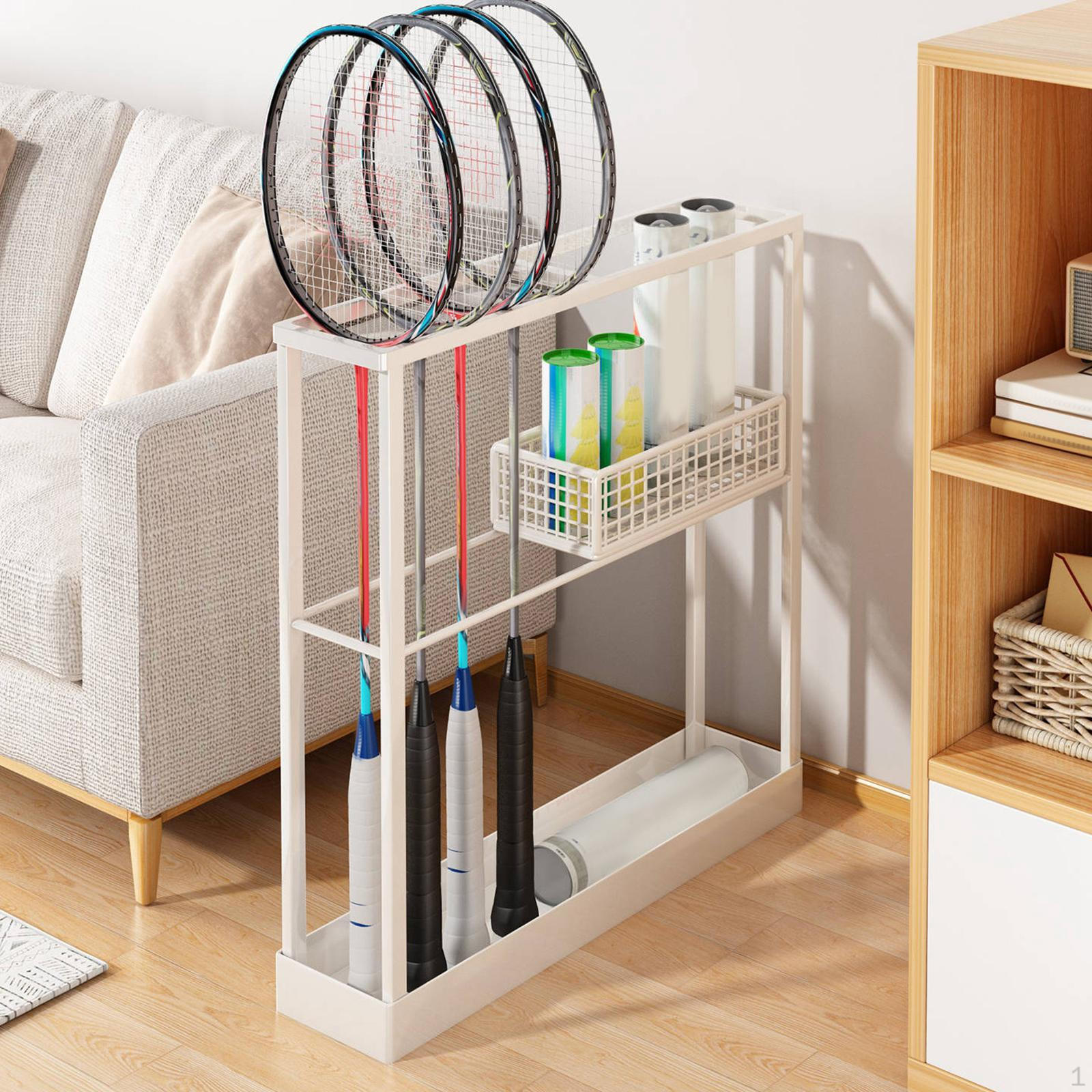 Badminton Racket Storage Rack Multipurpose Stable Easy to Install Sturdy Durability Organizer
Badminton Racket Storage Rack Multipurpose Stable Easy to Install Sturdy Durability Organizer