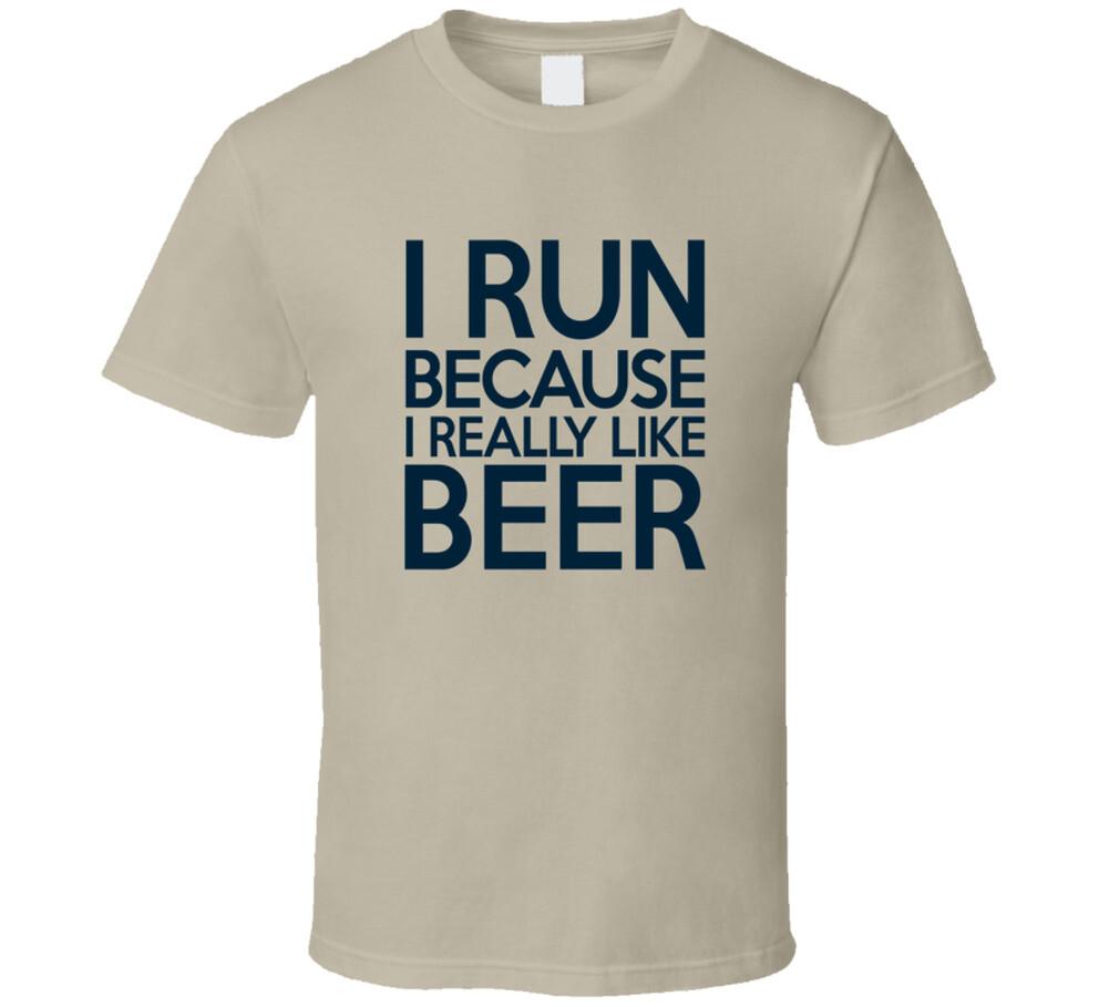 I run because I like beer T Shirt Mens Womens Tees Top 3XL
I run because I like beer T Shirt Mens Womens Tees Top 3XL