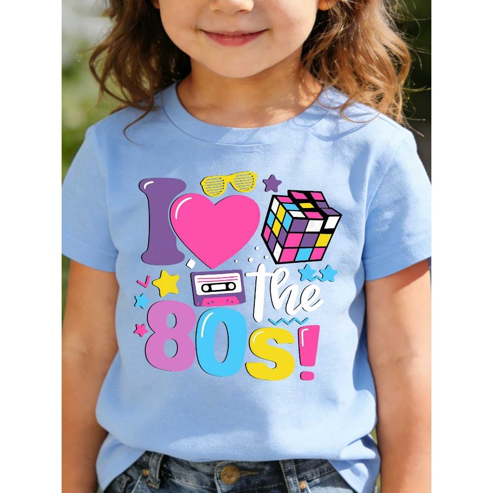 Children s short-sleeved T-shirts for boys and girls, loose and breathable,retro 80s art, 80s themed print, 80s nostalgia decor 100
Children s short-sleeved T-shirts for boys and girls, loose and breathable,retro 80s art, 80s themed print, 80s nostalgia decor 100