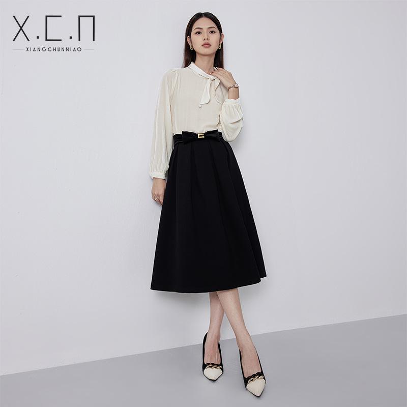 Xiangchunniao Women s Spring Professional Shirt and Skirt Set - Elegant Business Attire for Formal Work and Interviews XL бежевий/чорний
Xiangchunniao Women s Spring Professional Shirt and Skirt Set - Elegant Business Attire for Formal Work and Interviews XL бежевий/чорний