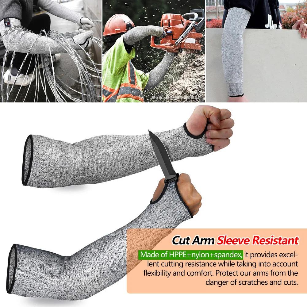 1Pair Cut Resistant Level 5 HPPE Construction Automobile Glass Work Arm Sleeve Safety Glove Anti-Puncture Arm Protection Sleeve 35CM
1Pair Cut Resistant Level 5 HPPE Construction Automobile Glass Work Arm Sleeve Safety Glove Anti-Puncture Arm Protection Sleeve 35CM