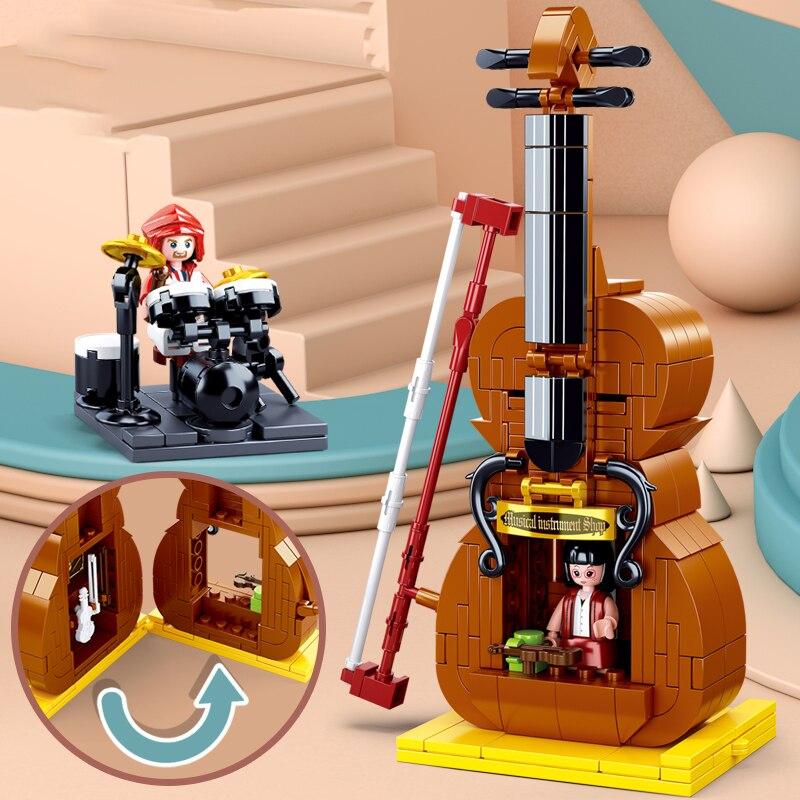 Строительные блоки для девочек-друзей, магазин скрипок, модель Fortune Cat, наборы фигурок, кирпичи, 308 шт., 323 шт., игрушки для детей, подарок на день рождения
Строительные блоки для девочек-друзей, магазин скрипок, модель Fortune Cat, наборы фигурок, кирпичи, 308 шт., 323 шт., игрушки для детей, подарок на день рождения