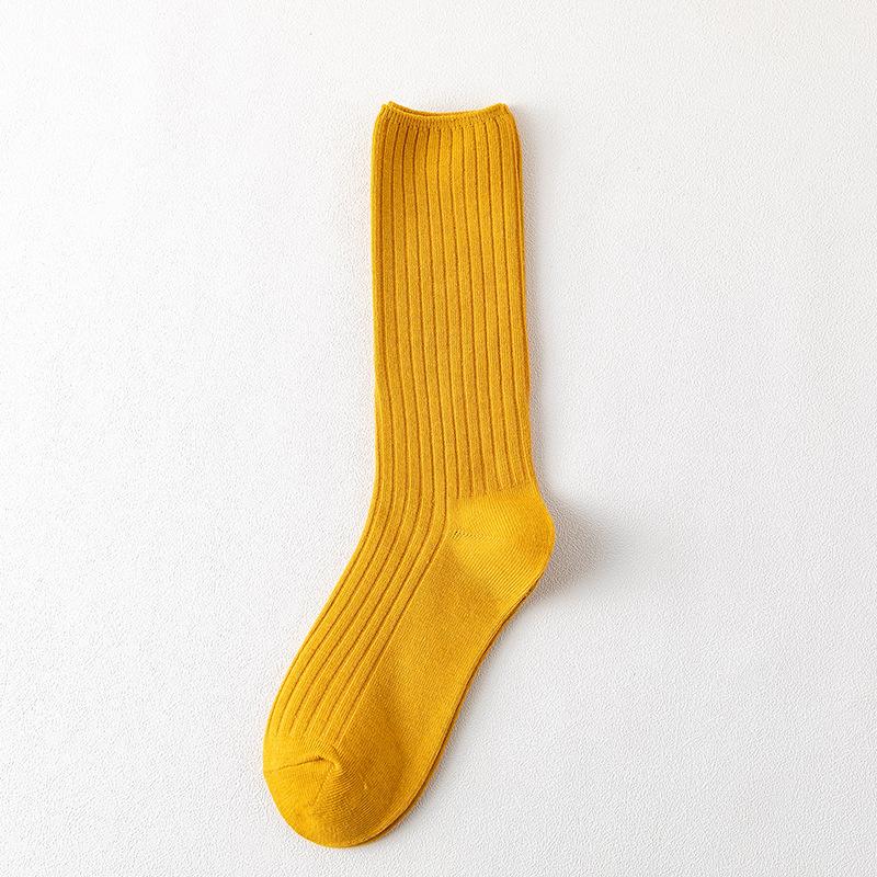 Female Spring and Autumn Cotton Classic Solid Color Variety Smoked Long Tube Stack Socks 1 pair імбирний
Female Spring and Autumn Cotton Classic Solid Color Variety Smoked Long Tube Stack Socks 1 pair імбирний