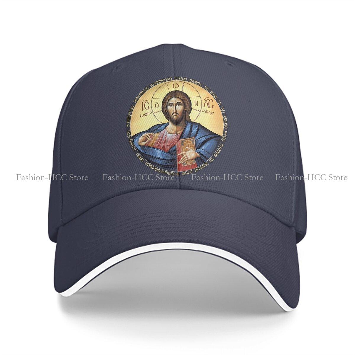 Christ Pantocrator Orthodox Icon Solid Color Baseball Caps Peaked Cap Jesus God Cross Sun Shade Hats Men Women One Size
Christ Pantocrator Orthodox Icon Solid Color Baseball Caps Peaked Cap Jesus God Cross Sun Shade Hats Men Women One Size