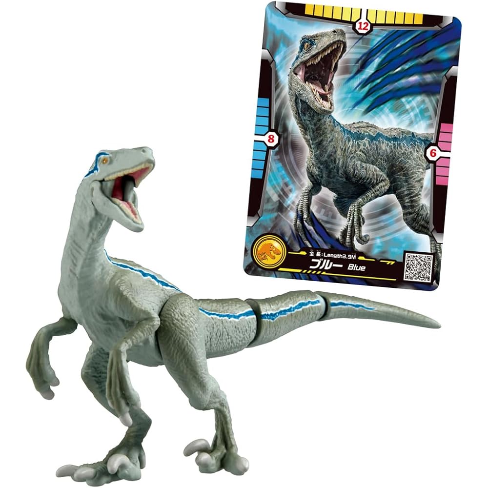 Takara Tomy Ania Jurassic World Blue Dinosaur Toy with Battle Card for Ages 3 and Up
Takara Tomy Ania Jurassic World Blue Dinosaur Toy with Battle Card for Ages 3 and Up