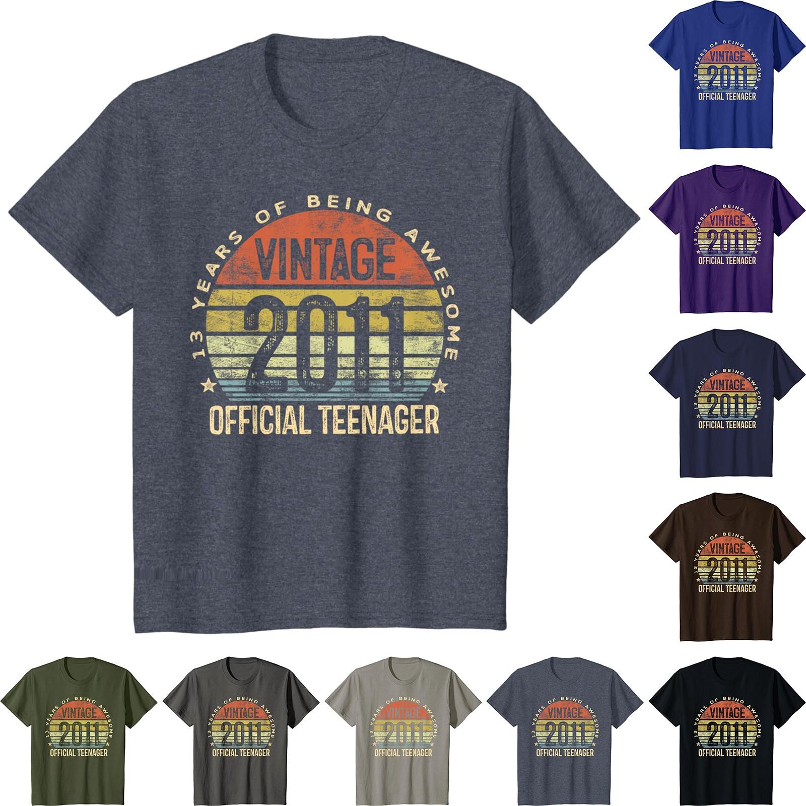 Официальный подарок подростку на 13-й день рождения 2011. Футболка для 13-летнего ребенка
Официальный подарок подростку на 13-й день рождения 2011. Футболка для 13-летнего ребенка