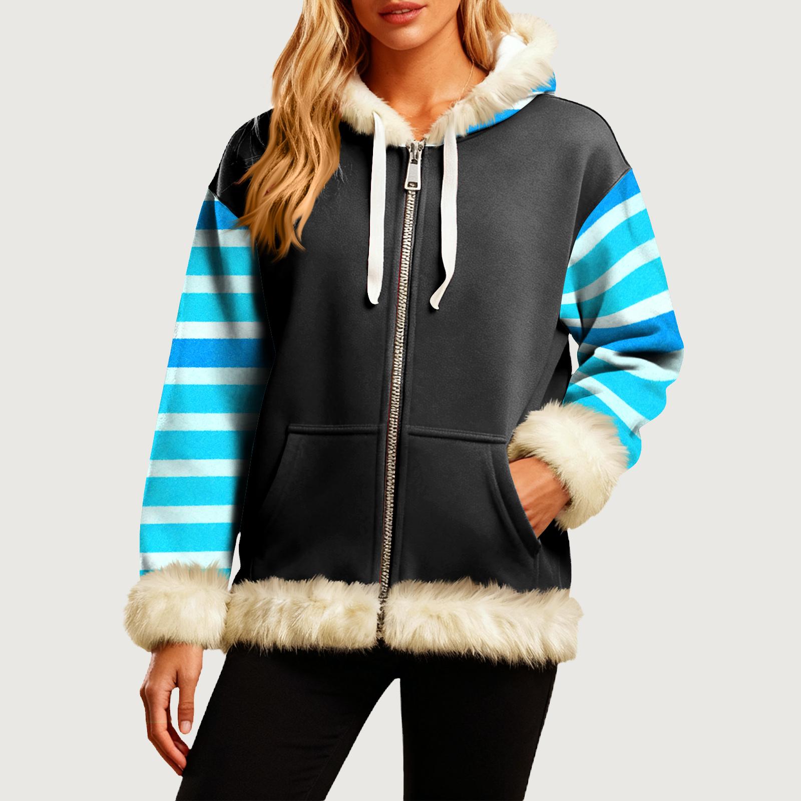 Женская Удобная Свободная Модная Повседневная Толстовка-Куртка с Длинным Рукавом, Карманами и Капюшоном с Полосатым Принтом M
Женская Удобная Свободная Модная Повседневная Толстовка-Куртка с Длинным Рукавом, Карманами и Капюшоном с Полосатым Принтом M