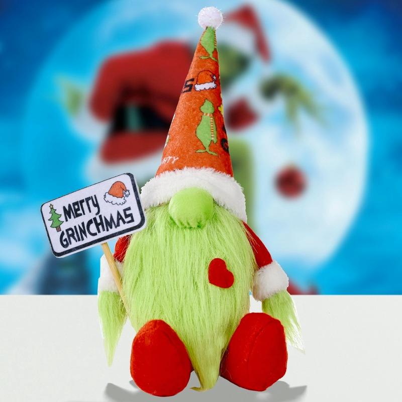 Merry Christmas Decoration Grinch Faceless Gnome Plush Doll Xmas Home Ornaments
Merry Christmas Decoration Grinch Faceless Gnome Plush Doll Xmas Home Ornaments