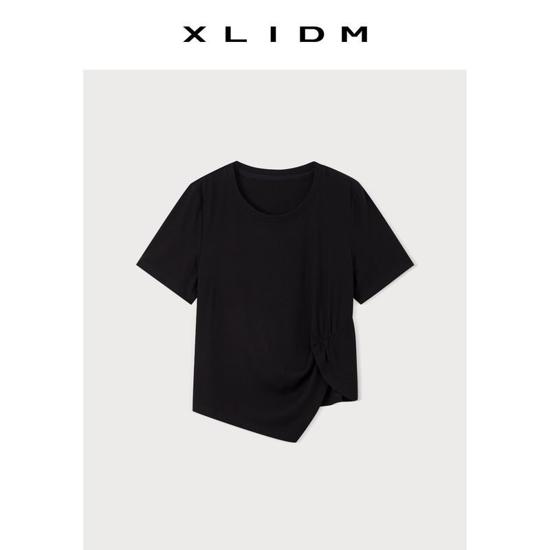Xiao Li Plus Size Women s Vision Slim Looking 5.00kg! Stretch Comfortable Lock Knot Pleating Short Sleeve & A- line Skirt Suit Starry Black Top (Ready in Stock) 2XL
Xiao Li Plus Size Women s Vision Slim Looking 5.00kg! Stretch Comfortable Lock Knot Pleating Short Sleeve & A- line Skirt Suit Starry Black Top (Ready in Stock) 2XL