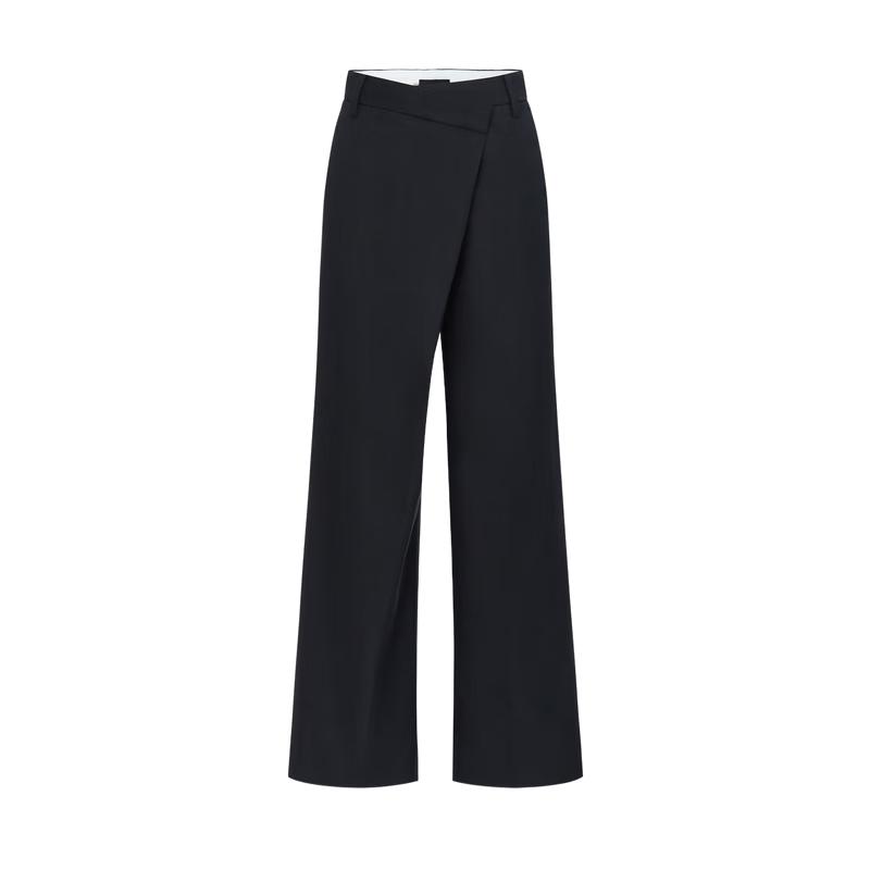 MO&Co. Женские деконструированные брюки с высокой посадкой и широкими штанинами из смесовой шерсти M 165
MO&Co. Женские деконструированные брюки с высокой посадкой и широкими штанинами из смесовой шерсти M 165