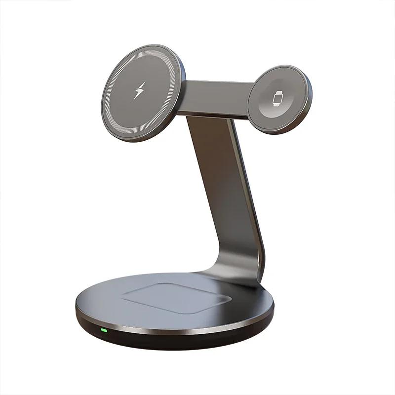 Magnetic Wireless Charger Stand 3 In 1 Fast Charging Dock Station For iPhone 16 15 14 13 Pro Max Apple Watch 8 7 Airpods Pro сірий колір
Magnetic Wireless Charger Stand 3 In 1 Fast Charging Dock Station For iPhone 16 15 14 13 Pro Max Apple Watch 8 7 Airpods Pro сірий колір