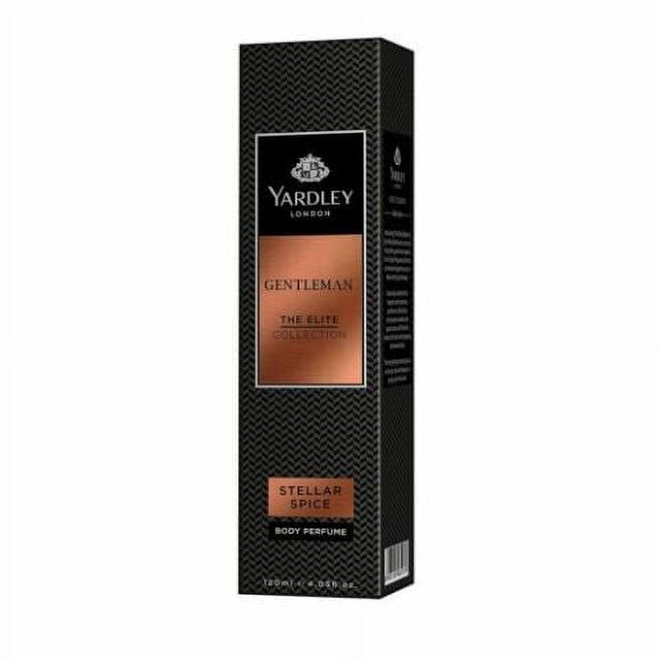 Yardley London Gentleman Stellar Spice Body Perfume 120ml
Yardley London Gentleman Stellar Spice Body Perfume 120ml
