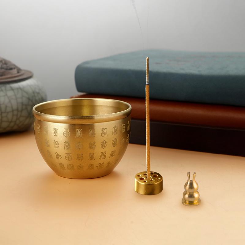 Chinese Style Brass Incense Burner Brass Gourd&9 Holes Incense Holder Incense Plate Ash Catcher Buddhism Supplies Home Decor латунний
Chinese Style Brass Incense Burner Brass Gourd&9 Holes Incense Holder Incense Plate Ash Catcher Buddhism Supplies Home Decor латунний