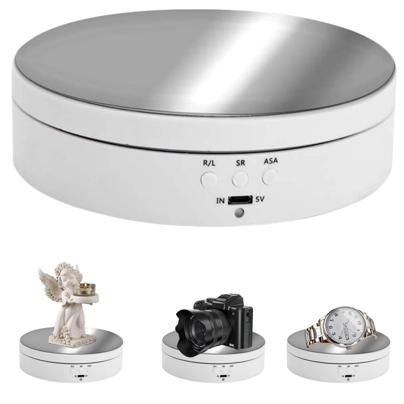 LCTECH Turntable Rotating Platform for Gunpla Plastic Models 5kg Max Load Adjustable Speed and Direction Quiet Smooth Display Photography 110V
LCTECH Turntable Rotating Platform for Gunpla Plastic Models 5kg Max Load Adjustable Speed and Direction Quiet Smooth Display Photography 110V