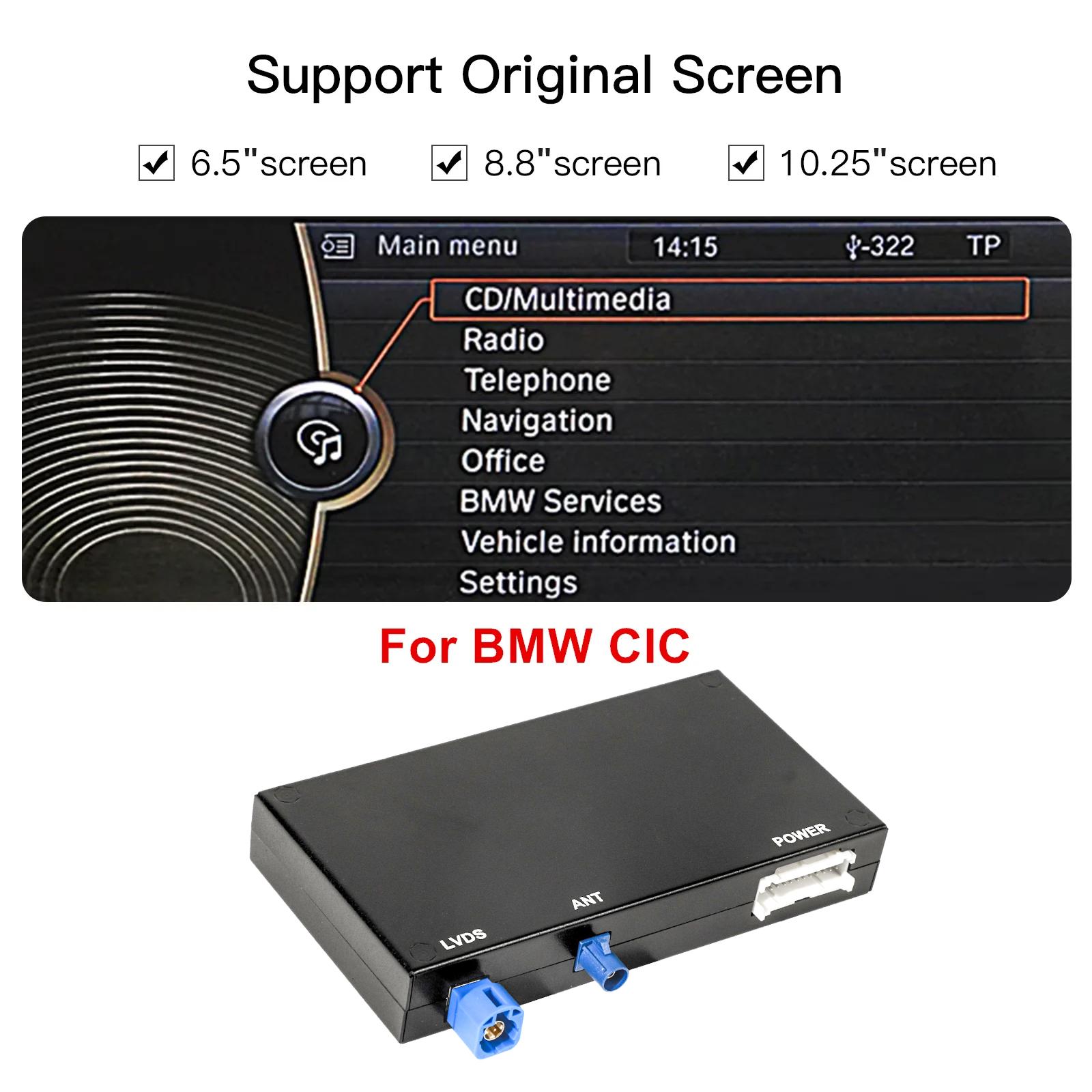 CARABC Wireless Carplay for BMW F10 F01 X5 E70 X3 F25 F30 F31 F20 F21 MINI NBT CIC System Android Auto OEM Integration Module BMW-CIC-CX
CARABC Wireless Carplay for BMW F10 F01 X5 E70 X3 F25 F30 F31 F20 F21 MINI NBT CIC System Android Auto OEM Integration Module BMW-CIC-CX