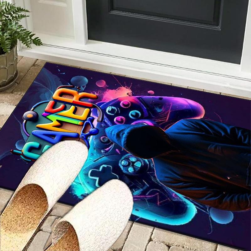 Cyberpunk Gaming Neon Office Rug Chair Mat, Game Carpet, Suitable for Front Door, Bedroom, Living Room, Desk, Holiday Gift 40cmx60cm
Cyberpunk Gaming Neon Office Rug Chair Mat, Game Carpet, Suitable for Front Door, Bedroom, Living Room, Desk, Holiday Gift 40cmx60cm