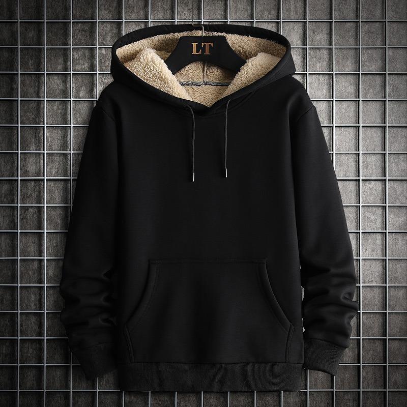 Men s Black Fleece Lined Hoodie Thick Thermal Pullover with Front Pocket S чорний
Men s Black Fleece Lined Hoodie Thick Thermal Pullover with Front Pocket S чорний