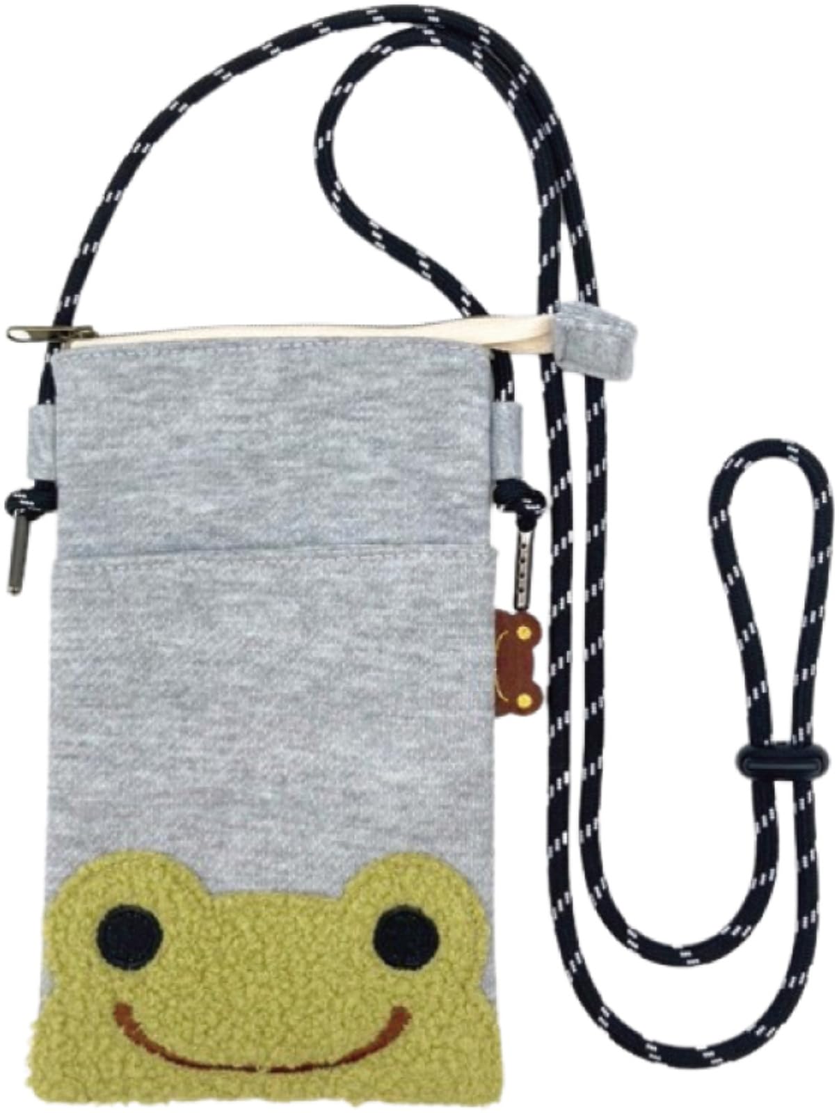 Nakajima Corporation Petit Pickles Zippered Sacoche, Heather Gray 198648-24
Nakajima Corporation Petit Pickles Zippered Sacoche, Heather Gray 198648-24