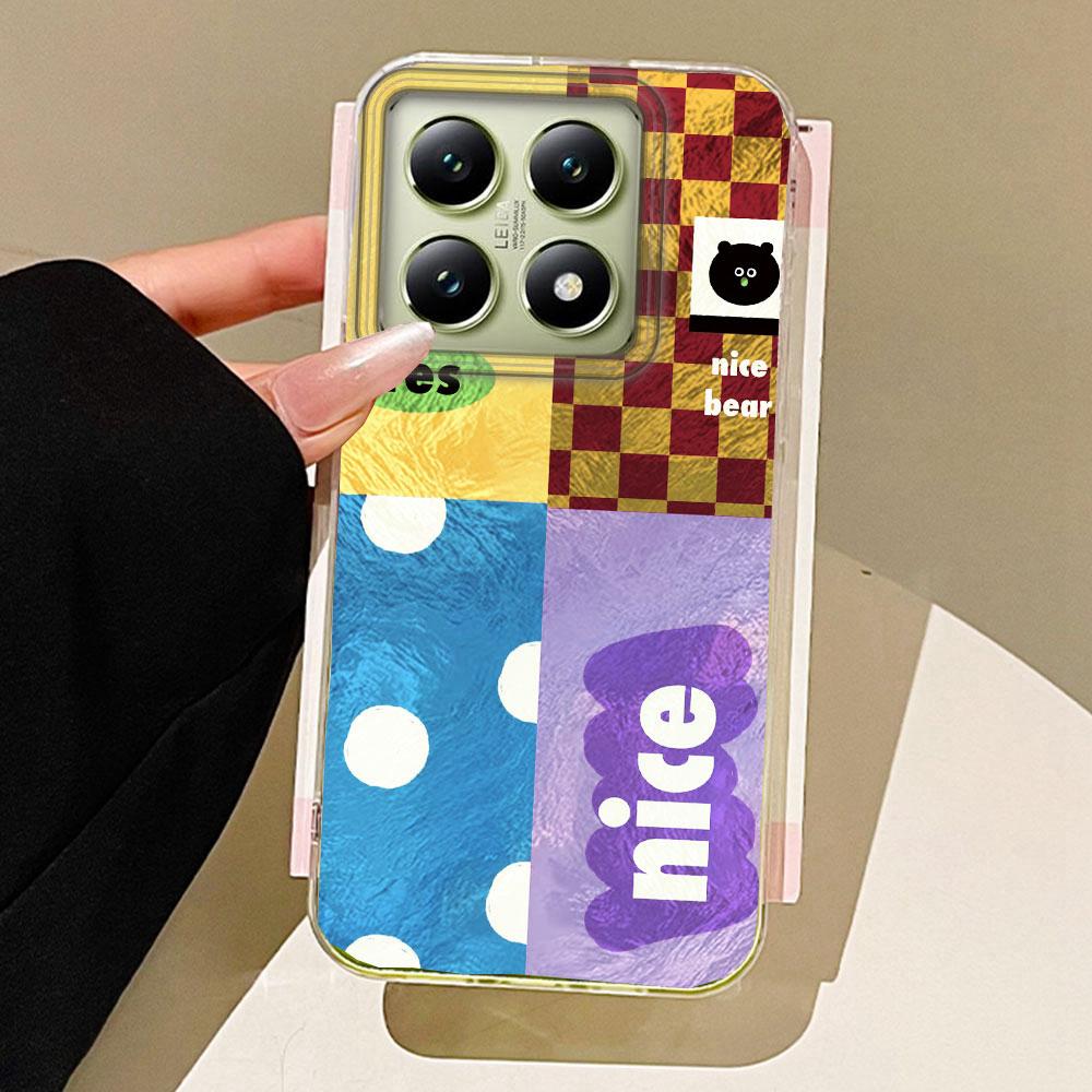 Color Block Match Plaid Women Girls Vortex Texture Phone Case for Xiaomi Mi 13T 14T Pro 11 Lite NE 5G Shell Silicone Bags Cover Xiaomi 14T білий
Color Block Match Plaid Women Girls Vortex Texture Phone Case for Xiaomi Mi 13T 14T Pro 11 Lite NE 5G Shell Silicone Bags Cover Xiaomi 14T білий