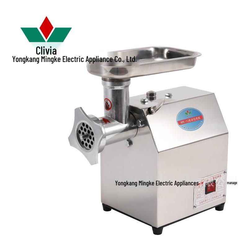 Кливия 10-типовая электрическая мясорубка из алюминиевого сплава с насадкой для набивки колбас, коммерческая настольная модель из нержавеющей стали.
Кливия 10-типовая электрическая мясорубка из алюминиевого сплава с насадкой для набивки колбас, коммерческая настольная модель из нержавеющей стали.