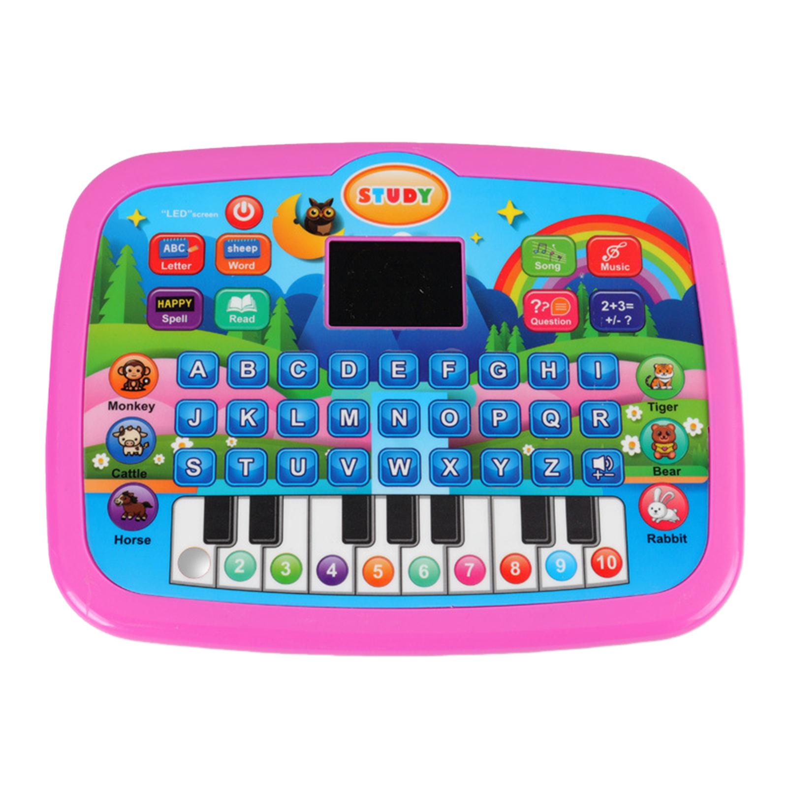 Toddler Early Education Learning Tablet Learn Alphabets Number Word Music Math Travel Entertainment Essential розовый
Toddler Early Education Learning Tablet Learn Alphabets Number Word Music Math Travel Entertainment Essential розовый