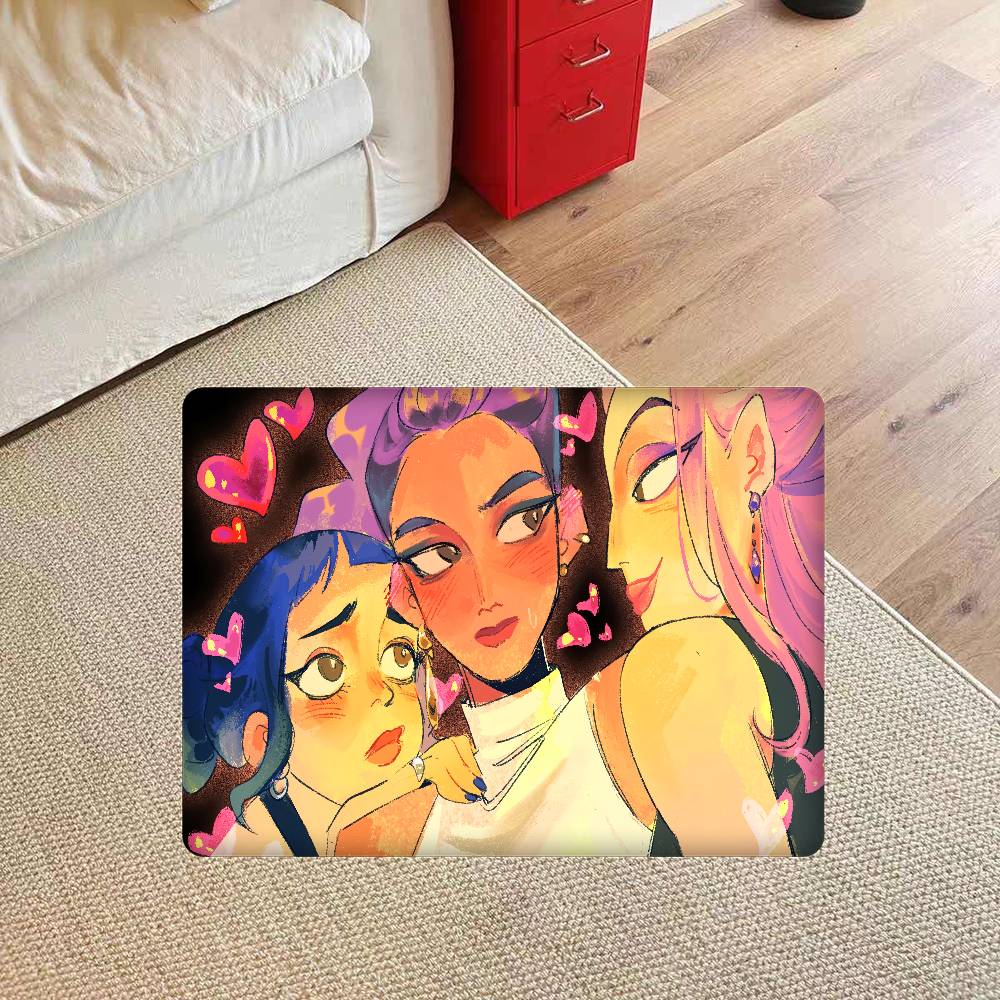 KPop Demon Hunters Mira Floor Mat Retro Multiple Choice Living Room Kitchen Rug Non-Slip Modern Home Decor 40x60 cm
KPop Demon Hunters Mira Floor Mat Retro Multiple Choice Living Room Kitchen Rug Non-Slip Modern Home Decor 40x60 cm