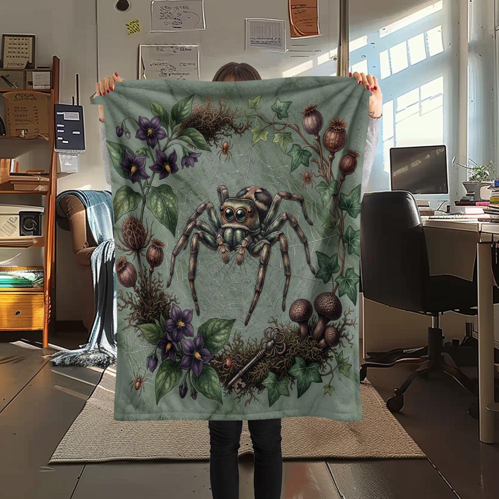 Flower border Crow Spider Bat Print Flannel Blanket High quality Comfortable for All Seasons Home Decor Warmth and Comfort Perfect for Christmas Gifts 80cm x 120cm
Flower border Crow Spider Bat Print Flannel Blanket High quality Comfortable for All Seasons Home Decor Warmth and Comfort Perfect for Christmas Gifts 80cm x 120cm