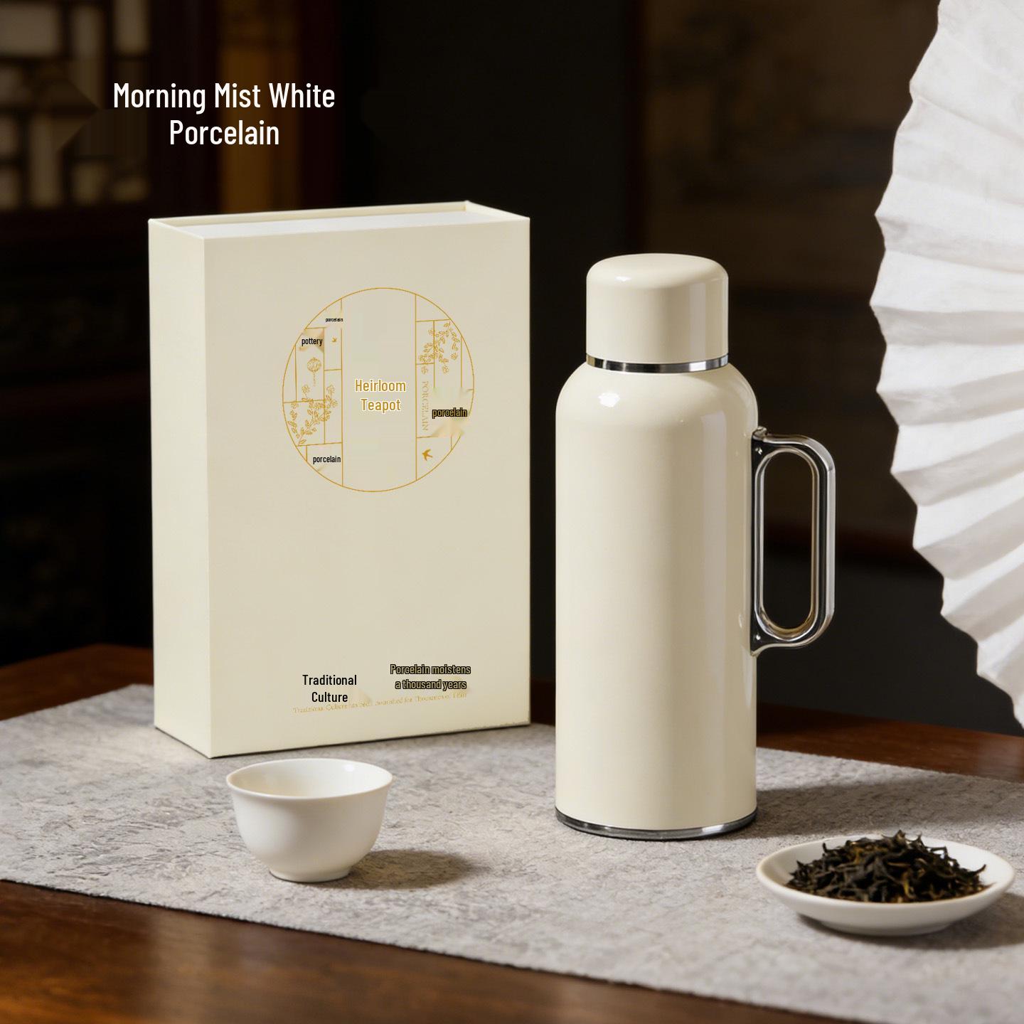High-End Thermos with Mechanical Temperature Display and Ceramic Steeping Teapot Liner 1100ml
High-End Thermos with Mechanical Temperature Display and Ceramic Steeping Teapot Liner 1100ml