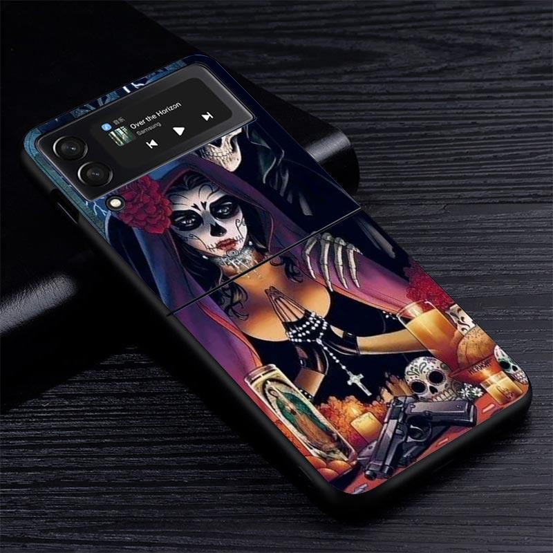 Catrina Beautiful Rose Girl Skull Z Flip 4 Z Flip 4 Phnoe Case For Samsung Z Flip 3 5 5G Black Hard Shell Galaxy ZFlip3 ZFlip4 Samsung Z Flip 5
Catrina Beautiful Rose Girl Skull Z Flip 4 Z Flip 4 Phnoe Case For Samsung Z Flip 3 5 5G Black Hard Shell Galaxy ZFlip3 ZFlip4 Samsung Z Flip 5