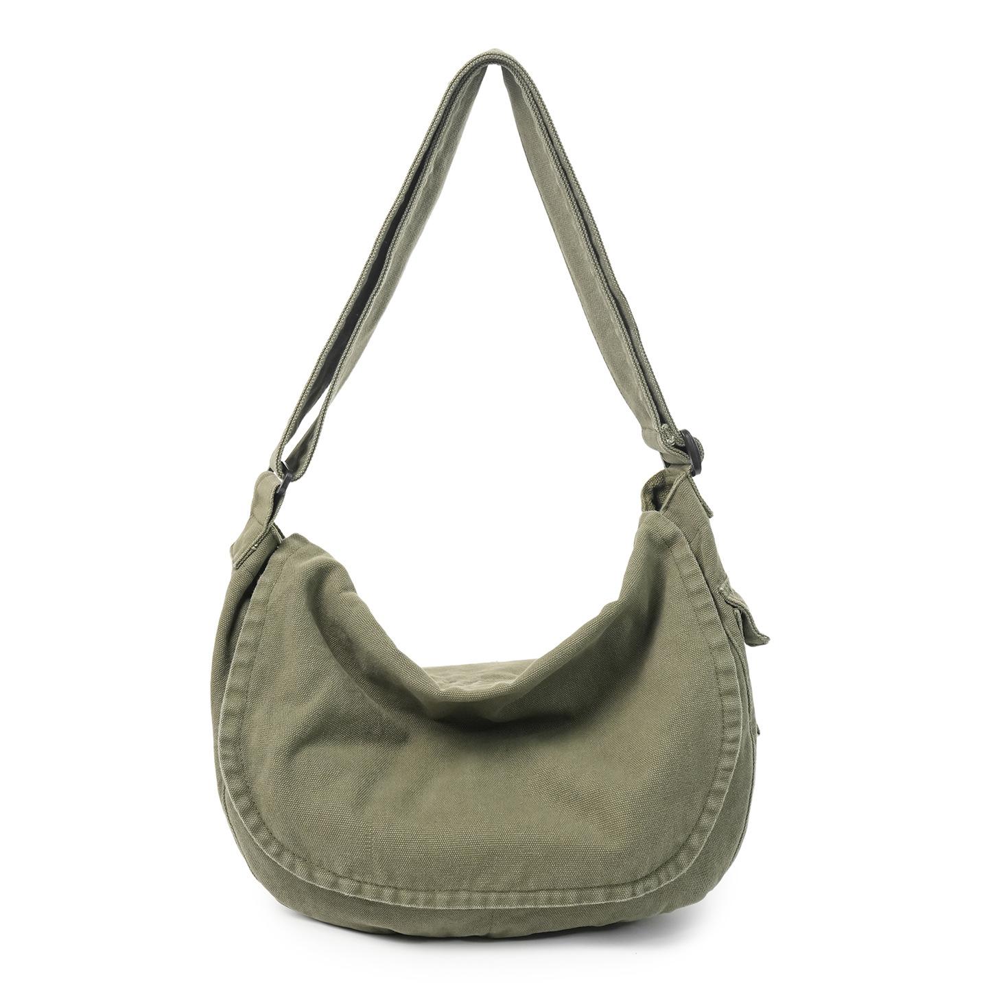 Versatile retro washed canvas messenger bag men s casual dumplings bag green travel shoulder backpack зелений
Versatile retro washed canvas messenger bag men s casual dumplings bag green travel shoulder backpack зелений