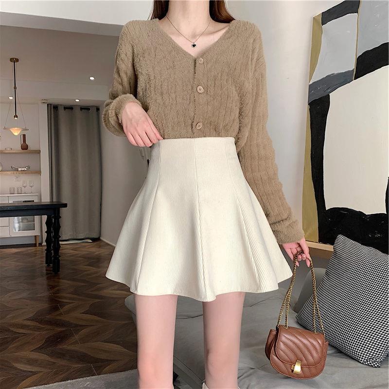 Spring 2022 High Waist Corduroy A-line Skirt for Women - Slimming, Short, Midi, Petite, Umbrella Design 3XL абрикосовый
Spring 2022 High Waist Corduroy A-line Skirt for Women - Slimming, Short, Midi, Petite, Umbrella Design 3XL абрикосовый