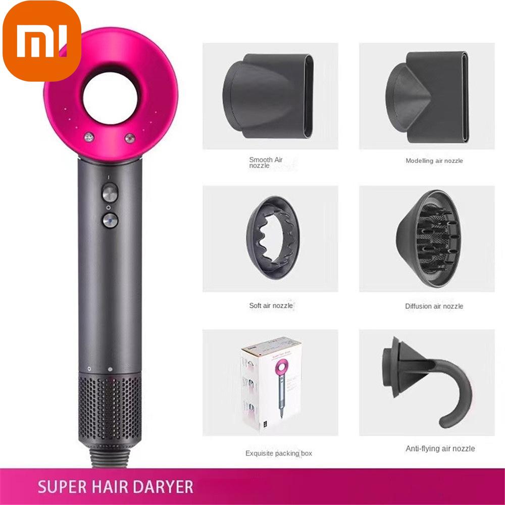 Xiaomi модный профессиональный фен для салона, сильный, мощный, горячий и холодный ветер, отрицательный ионный молоток, диффузор, электрический фен 
Xiaomi модный профессиональный фен для салона, сильный, мощный, горячий и холодный ветер, отрицательный ионный молоток, диффузор, электрический фен