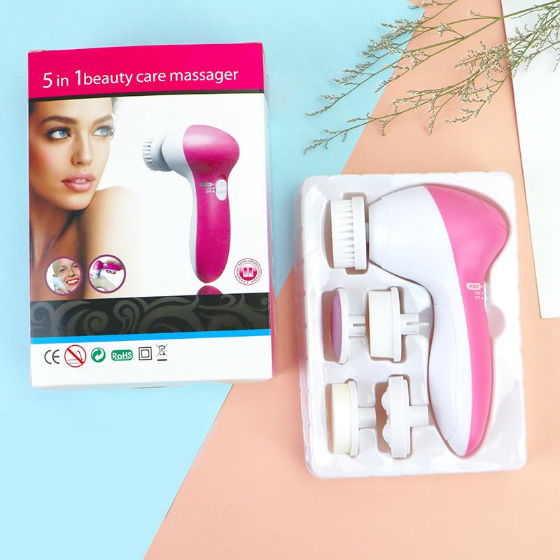 Electric 5-in-1 Face Brush Facial Cleanser Massager Beauty Instrument Face Wash Instrument Pore Cleaner battery
Electric 5-in-1 Face Brush Facial Cleanser Massager Beauty Instrument Face Wash Instrument Pore Cleaner battery