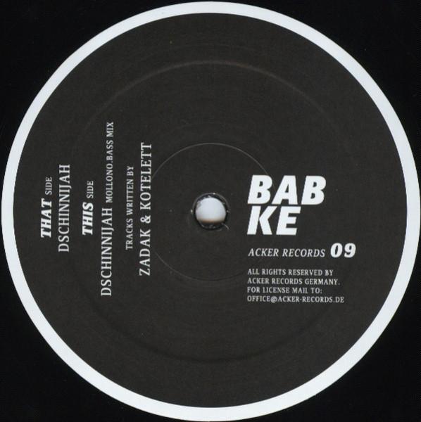 12inch Record KOTELETT & ZADAK - Babke ACKERRECORDS09 Acker Records 2009 Germany Dance & Electronica Used
12inch Record KOTELETT & ZADAK - Babke ACKERRECORDS09 Acker Records 2009 Germany Dance & Electronica Used