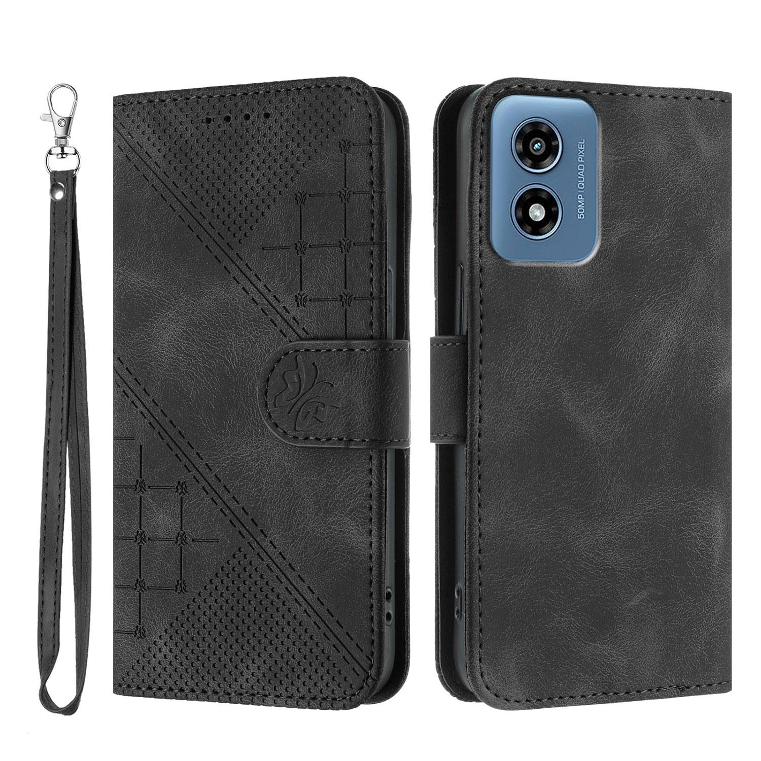 For Motorola Moto G Play (2024) 4G Leather Wallet Case Butterfly Flower Imprinted Phone Cover with Strap Black
For Motorola Moto G Play (2024) 4G Leather Wallet Case Butterfly Flower Imprinted Phone Cover with Strap Black