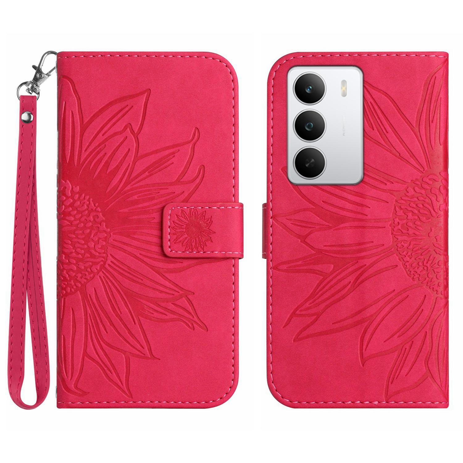 For Realme C71 4G Case Sunflower Imprint Leather Wallet Phone Cover with Wrist Strap Rose
For Realme C71 4G Case Sunflower Imprint Leather Wallet Phone Cover with Wrist Strap Rose