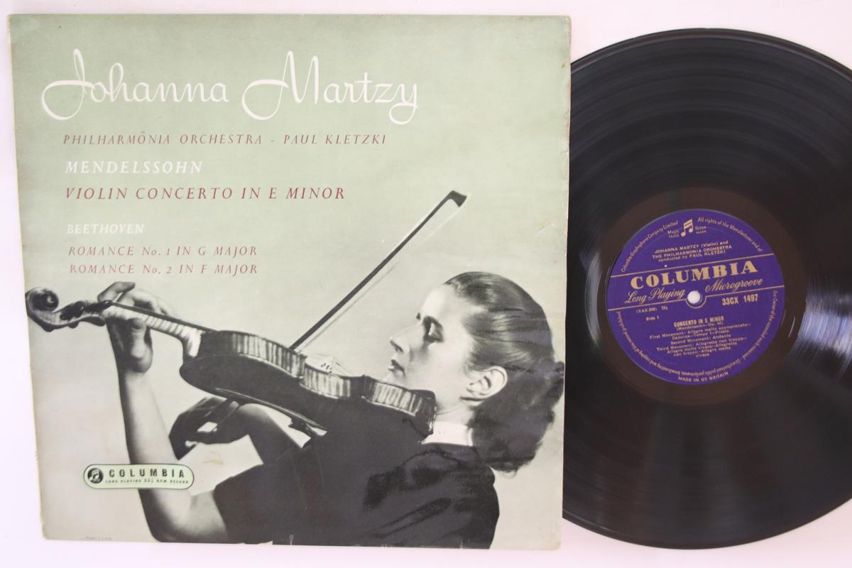 LP Record JOHANNA MARTZY - Mendelssohn, Violin Concerto In E M 33CX1497 ANGEL 1955 US Classical Used
LP Record JOHANNA MARTZY - Mendelssohn, Violin Concerto In E M 33CX1497 ANGEL 1955 US Classical Used