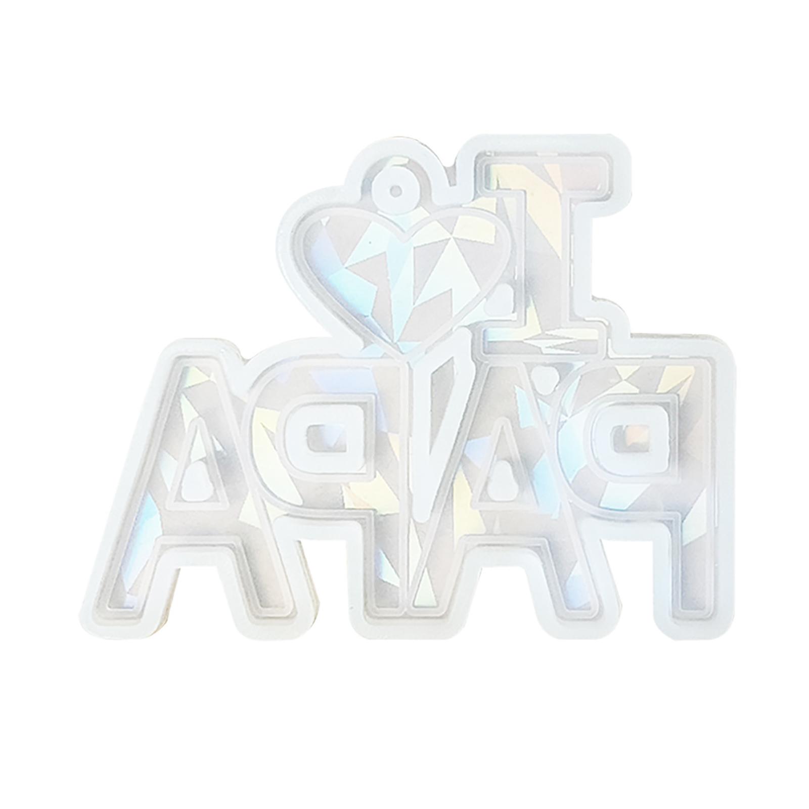 Сердце Папа брелок смола форма силиконовая форма серьги кулон форма эпоксидная смола литейная форма DIY изготовление ювелирных изделий на День матери 2 прозрачный
Сердце Папа брелок смола форма силиконовая форма серьги кулон форма эпоксидная смола литейная форма DIY изготовление ювелирных изделий на День матери 2 прозрачный