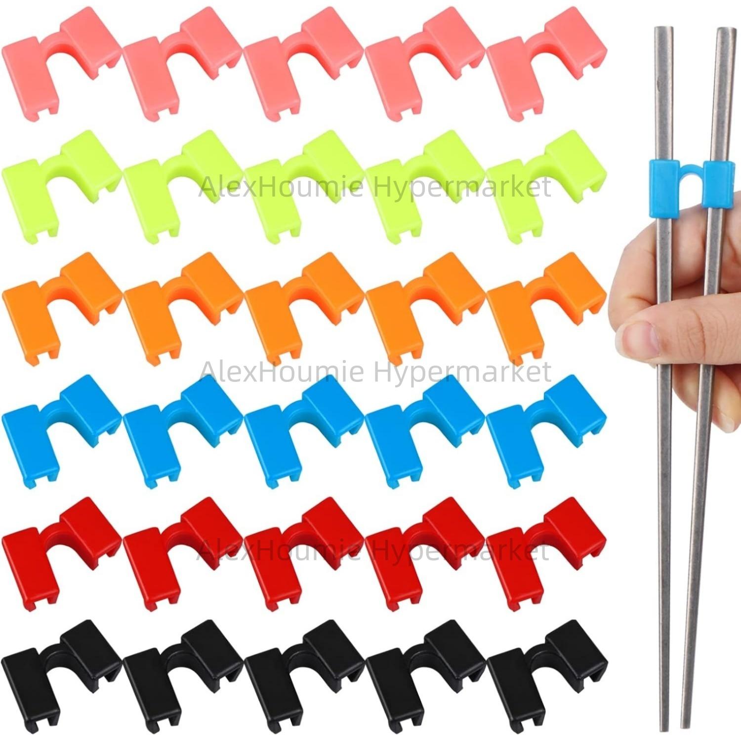 30PCS Reusable Kid Training Chopstick Helper Plastic Practice Chop Stick Pack Hinges Connector for Kids Adults Beginner Trainers
30PCS Reusable Kid Training Chopstick Helper Plastic Practice Chop Stick Pack Hinges Connector for Kids Adults Beginner Trainers