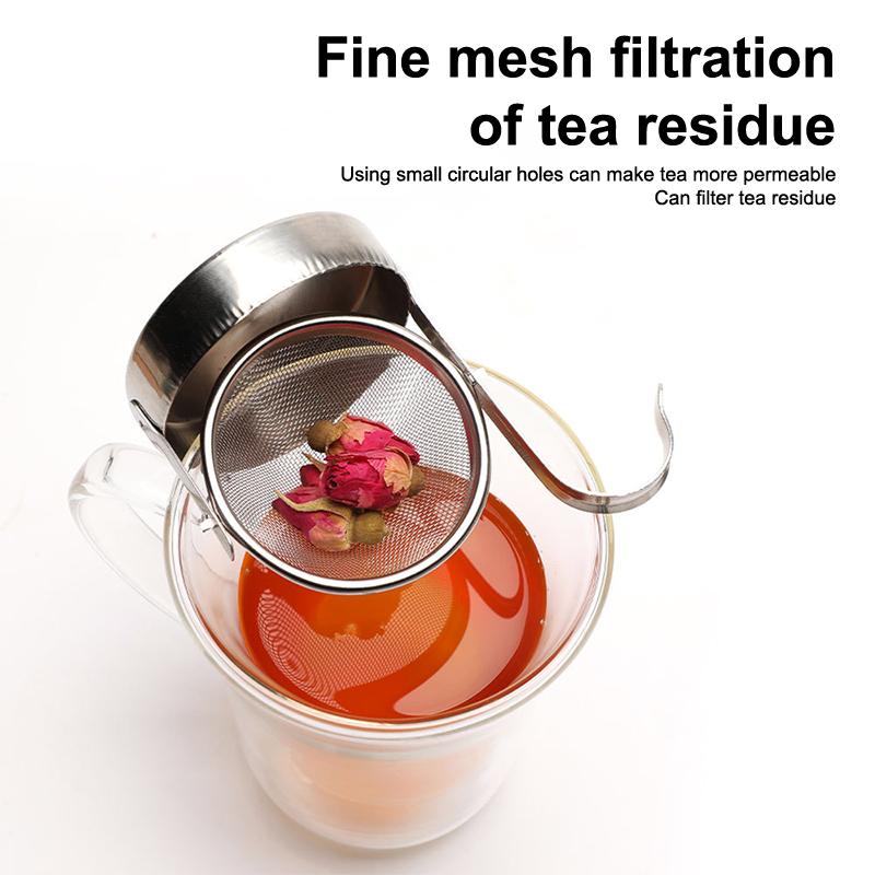 304 Stainless Steel Tea Coffee Strainer Filter With Base For Loose Leaf Tea Easy To Clean Kung Fu Tea Fine Mesh Tea Filter срібний
304 Stainless Steel Tea Coffee Strainer Filter With Base For Loose Leaf Tea Easy To Clean Kung Fu Tea Fine Mesh Tea Filter срібний