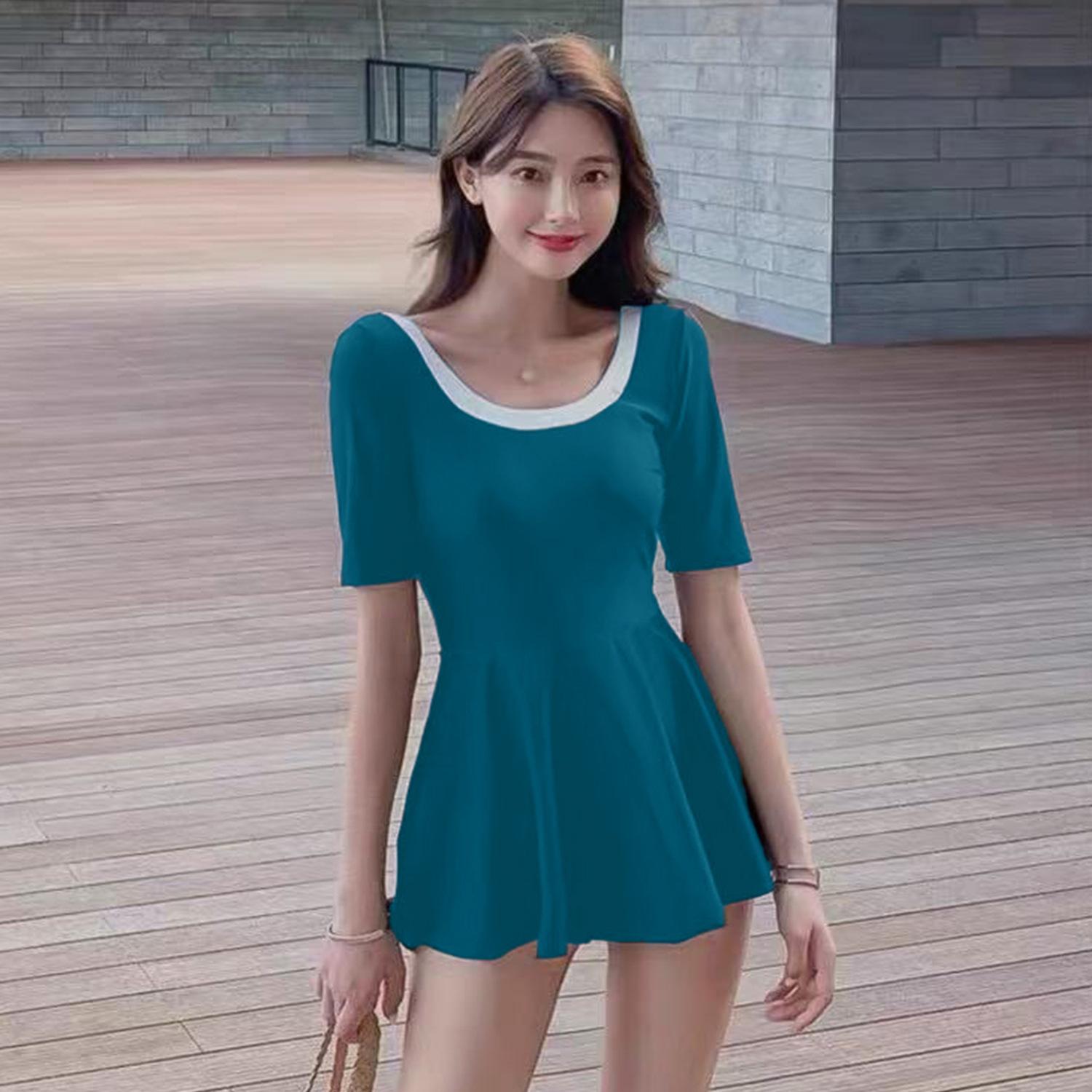 Skirt gather niche design pure desire wind seaside vacation hot spring bath suit swimsuit hot spring cover belly XXL peacock синього кольору
Skirt gather niche design pure desire wind seaside vacation hot spring bath suit swimsuit hot spring cover belly XXL peacock синього кольору