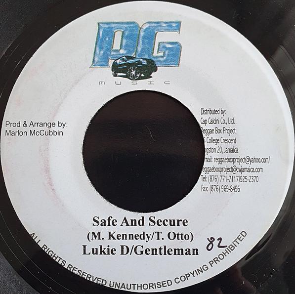 7-дюймовая пластинка LUKIE D / GENTLEMAN - Safe And Secure NONE PG Music Ямайка Регги, Ска и Даб Б/У
7-дюймовая пластинка LUKIE D / GENTLEMAN - Safe And Secure NONE PG Music Ямайка Регги, Ска и Даб Б/У